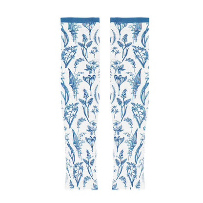 Armstulpen mit Blumenmuster für den Außenbereich zum Sonnenschutz (3 Paar) - A - image 3