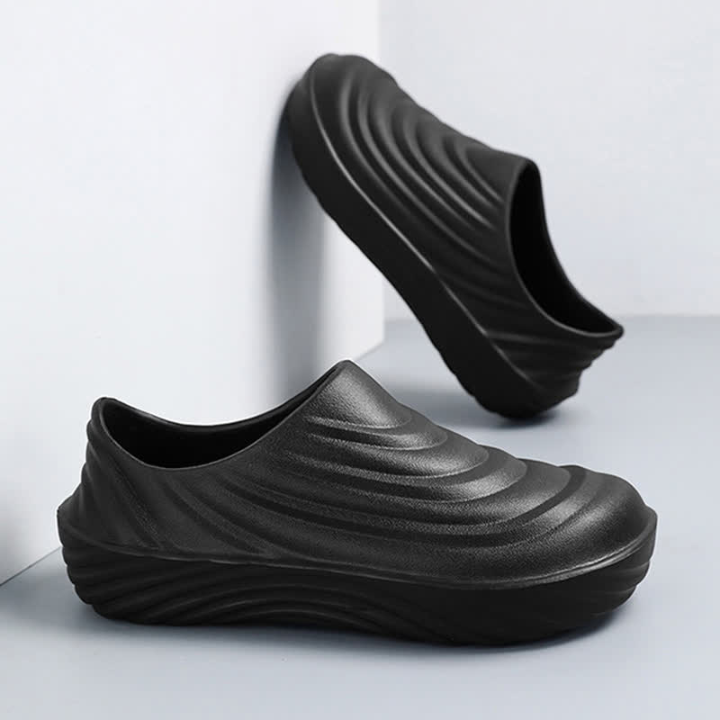 Einfarbige, rutschfeste, wasserdichte Küchenschuhe