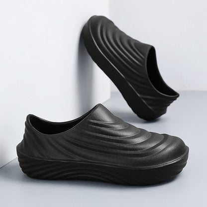 Einfarbige, rutschfeste, wasserdichte Küchenschuhe