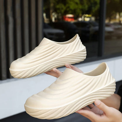 Einfarbige, rutschfeste, wasserdichte Küchenschuhe