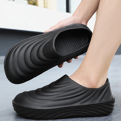 Einfarbige, rutschfeste, wasserdichte Küchenschuhe