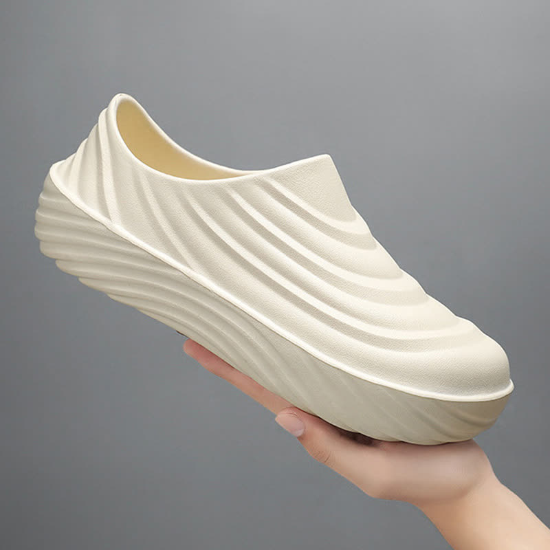 Einfarbige, rutschfeste, wasserdichte Küchenschuhe