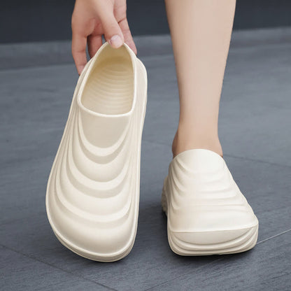 Einfarbige, rutschfeste, wasserdichte Küchenschuhe