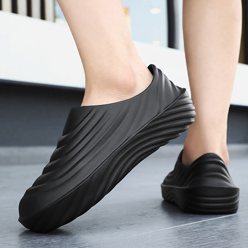Einfarbige, rutschfeste, wasserdichte Küchenschuhe