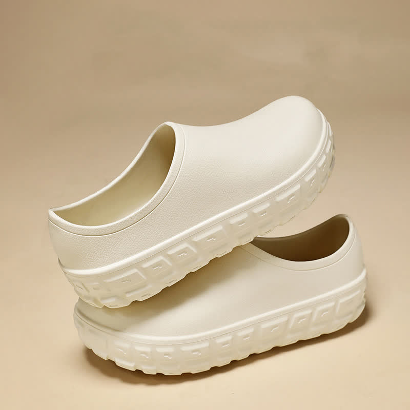 Modische, wasserdichte Slip-On-Küchenschuhe mit niedrigem Schaft
