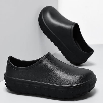 Modische, wasserdichte Slip-On-Küchenschuhe mit niedrigem Schaft