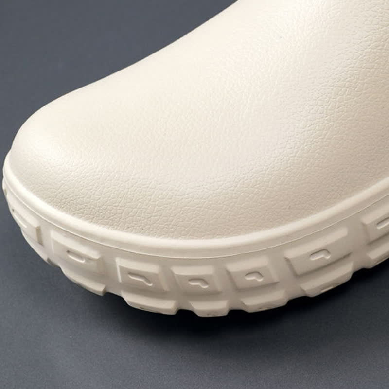 Modische, wasserdichte Slip-On-Küchenschuhe mit niedrigem Schaft