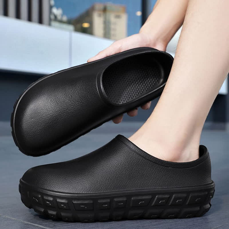 Modische, wasserdichte Slip-On-Küchenschuhe mit niedrigem Schaft