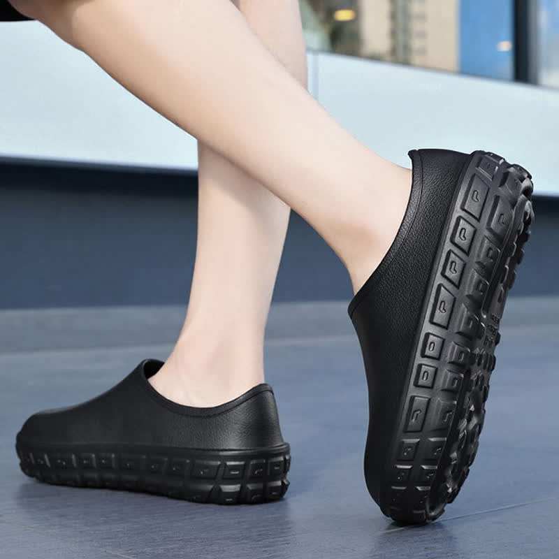 Modische, wasserdichte Slip-On-Küchenschuhe mit niedrigem Schaft