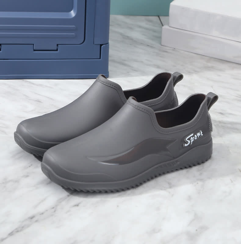 Einfarbige, rutschfeste, wasserdichte Gartenschuhe