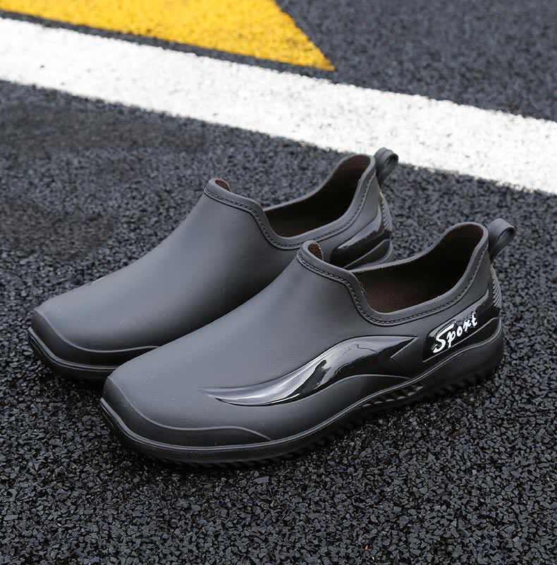 Einfarbige, rutschfeste, wasserdichte Gartenschuhe