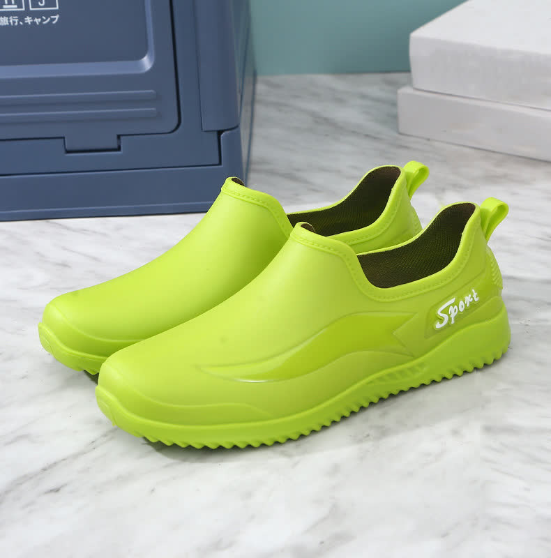 Einfarbige, rutschfeste, wasserdichte Gartenschuhe