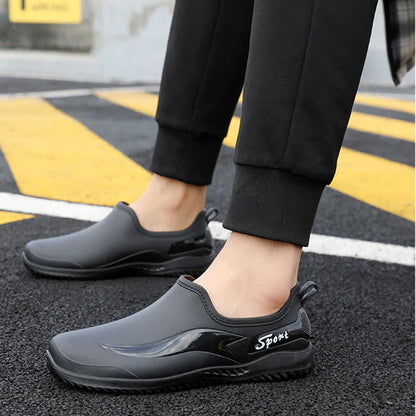 Einfarbige, rutschfeste, wasserdichte Gartenschuhe