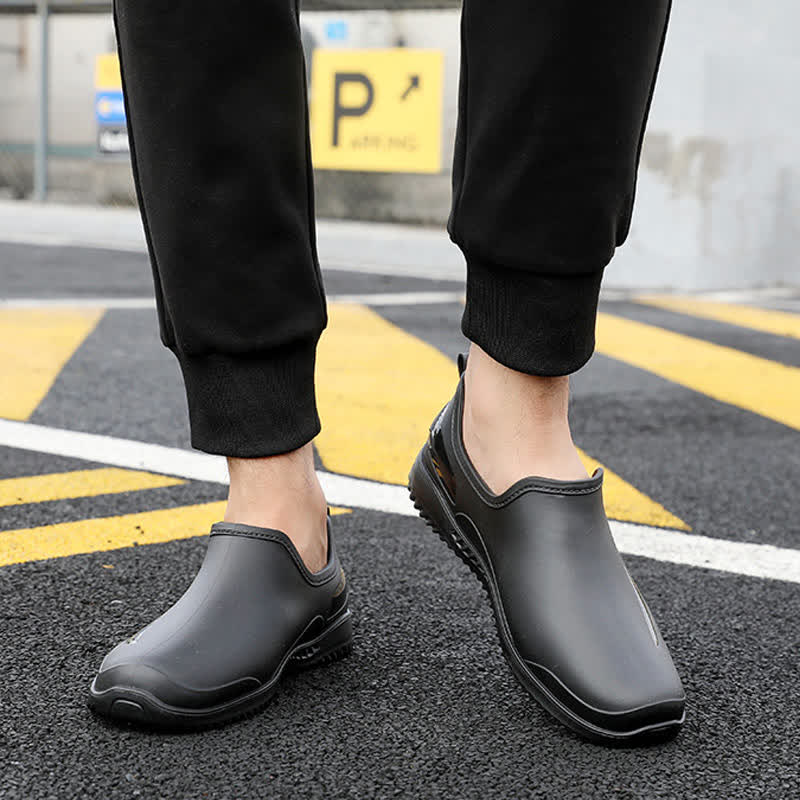 Einfarbige, rutschfeste, wasserdichte Gartenschuhe