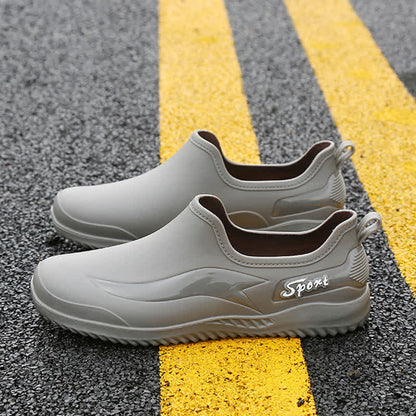 Einfarbige, rutschfeste, wasserdichte Gartenschuhe