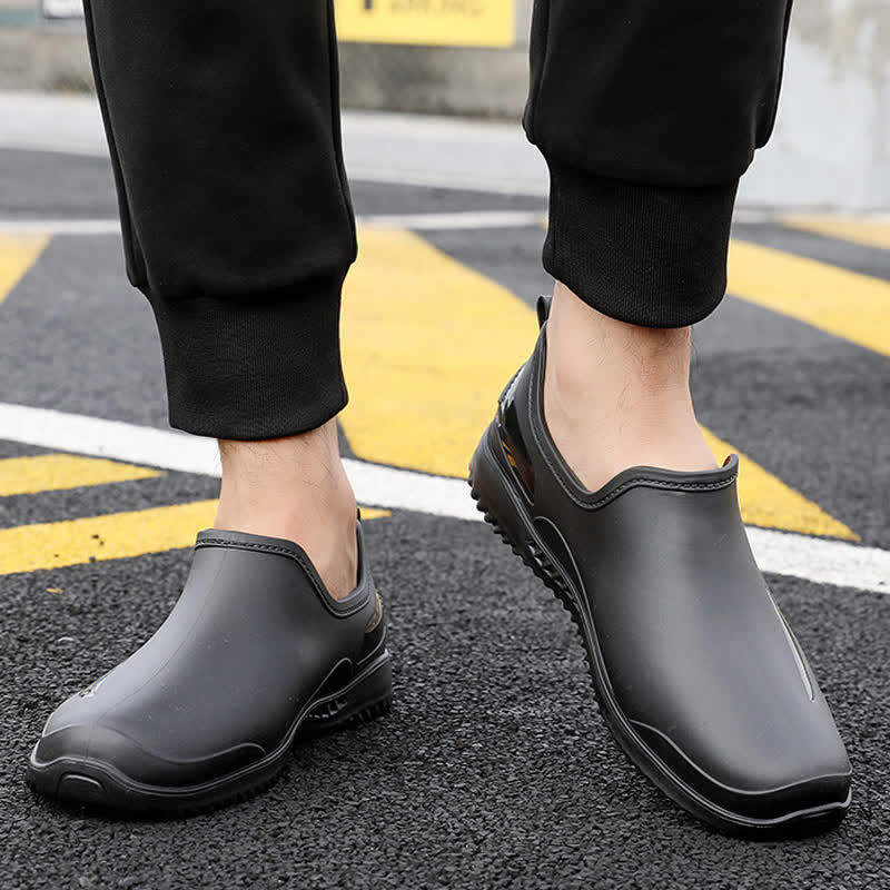 Einfarbige, rutschfeste, wasserdichte Gartenschuhe