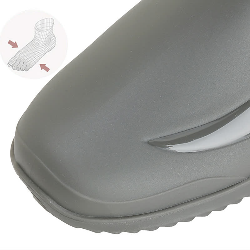 Einfarbige, rutschfeste, wasserdichte Gartenschuhe