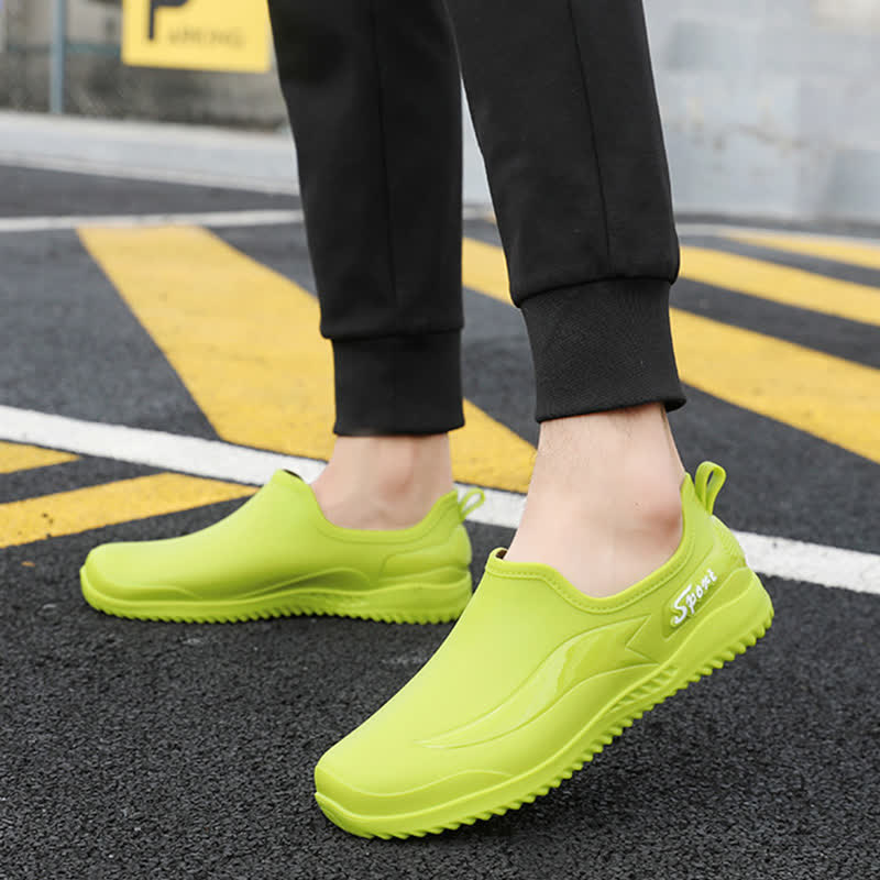 Einfarbige, rutschfeste, wasserdichte Gartenschuhe