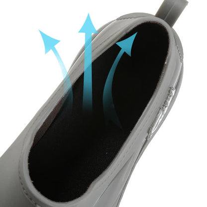 Einfarbige, rutschfeste, wasserdichte Gartenschuhe