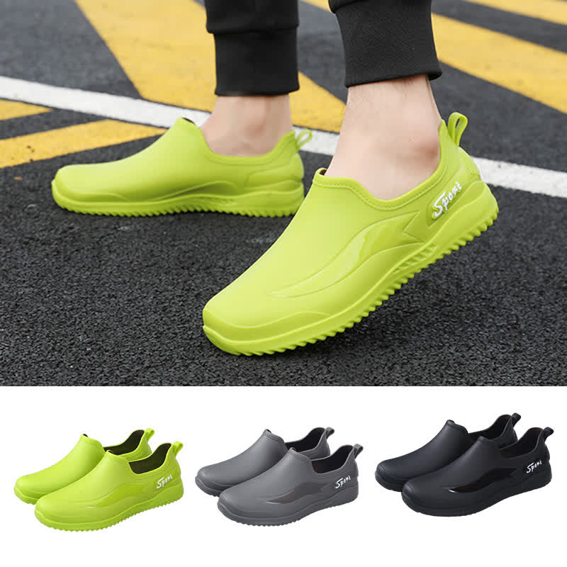 Einfarbige, rutschfeste, wasserdichte Gartenschuhe