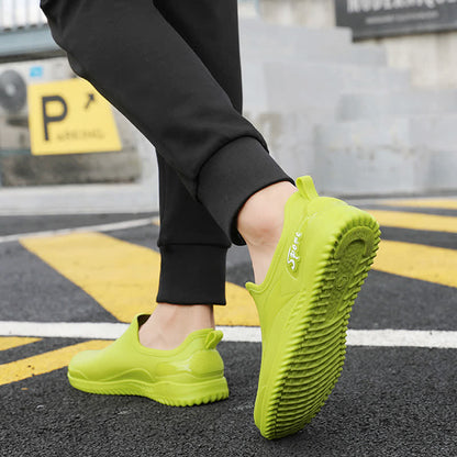 Einfarbige, rutschfeste, wasserdichte Gartenschuhe