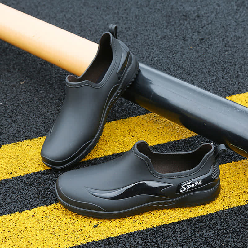 Einfarbige, rutschfeste, wasserdichte Gartenschuhe