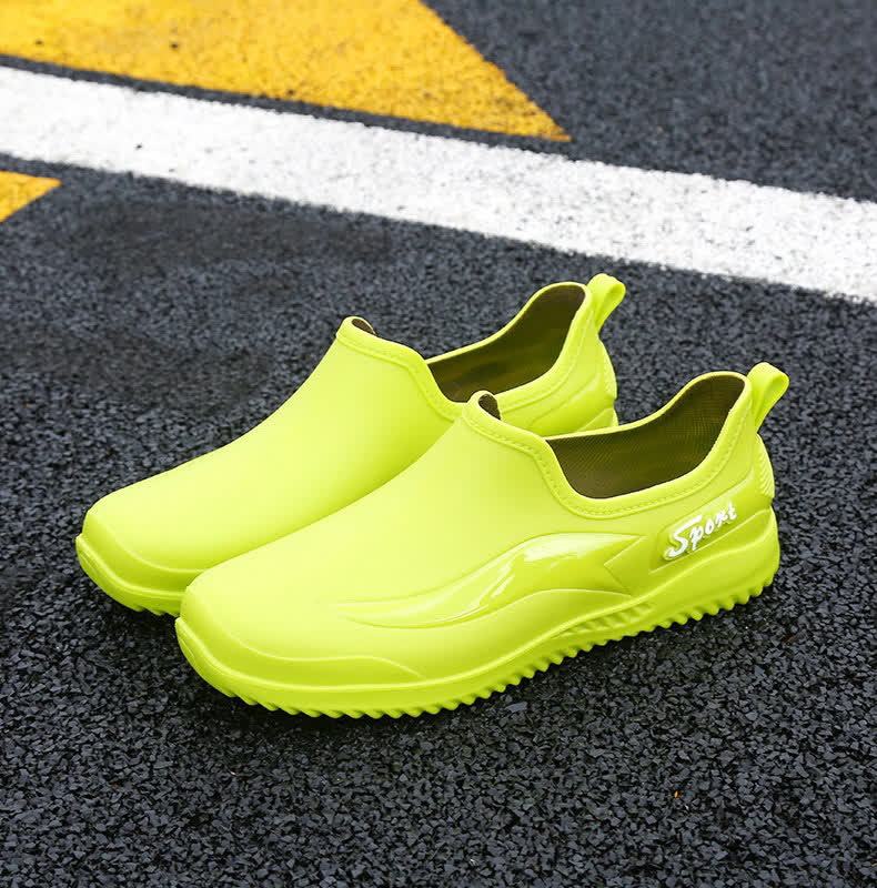 Einfarbige, rutschfeste, wasserdichte Gartenschuhe