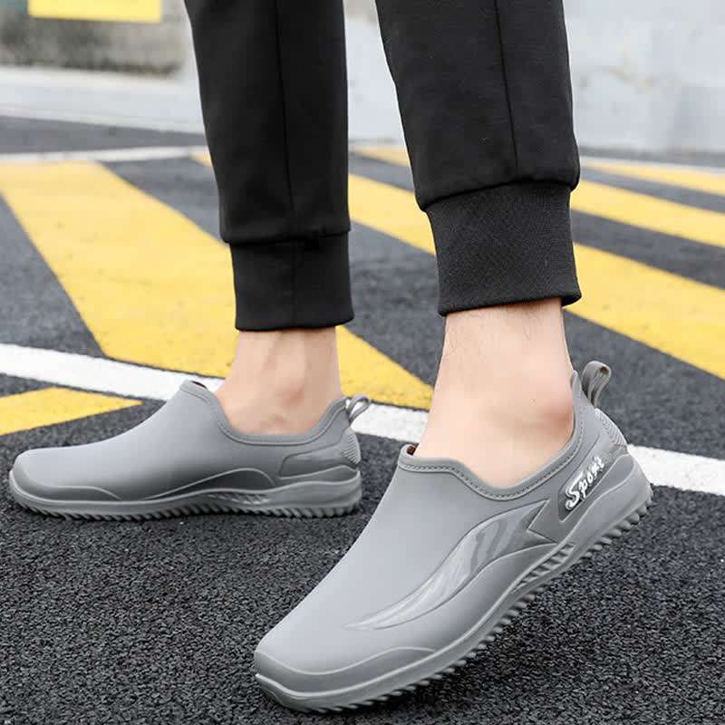 Einfarbige, rutschfeste, wasserdichte Gartenschuhe