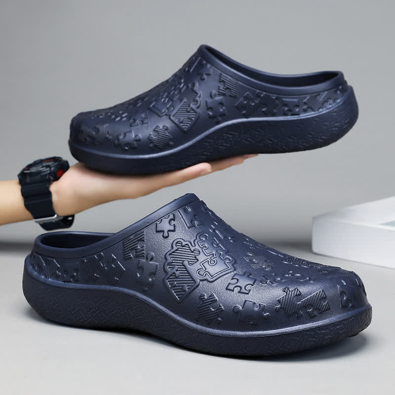 Puzzle Wasserdichte rutschfeste Schuhe - Marineblau - EU44/45 (US10/11) - image 12