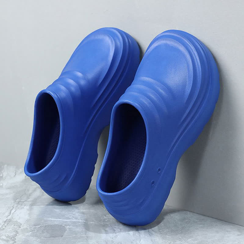 Einfarbige, wasserdichte, rutschfeste Küchenschuhe mit weicher Sohle