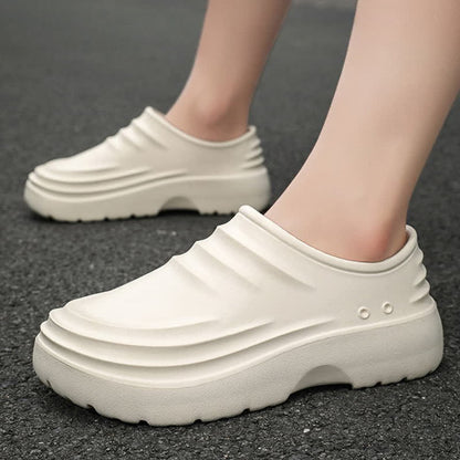 Einfarbige, wasserdichte, rutschfeste Küchenschuhe mit weicher Sohle