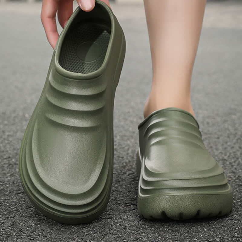Einfarbige, wasserdichte, rutschfeste Küchenschuhe mit weicher Sohle - image 9