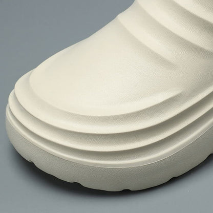 Einfarbige, wasserdichte, rutschfeste Küchenschuhe mit weicher Sohle