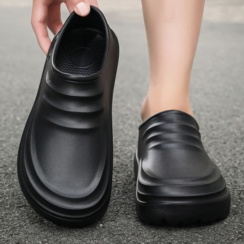 Einfarbige, wasserdichte, rutschfeste Küchenschuhe mit weicher Sohle - image 26