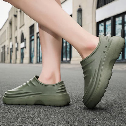 Einfarbige, wasserdichte, rutschfeste Küchenschuhe mit weicher Sohle