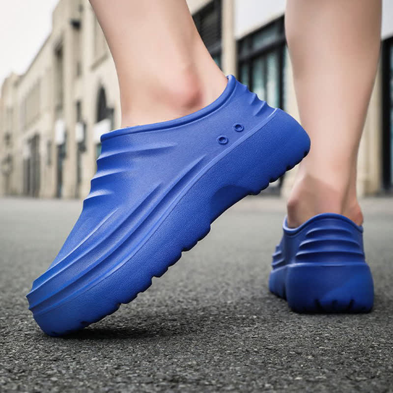 Einfarbige, wasserdichte, rutschfeste Küchenschuhe mit weicher Sohle