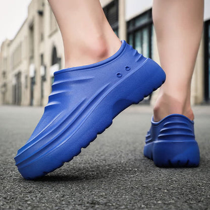 Einfarbige, wasserdichte, rutschfeste Küchenschuhe mit weicher Sohle - image 2