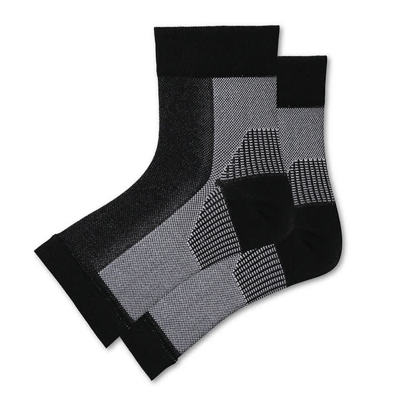 Elastische Sport-Knöchelbandagen in Übergröße - Schwarz - XL - image 16