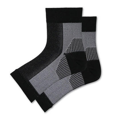 Elastische Sport-Knöchelbandagen in Übergröße - Schwarz - XL - image 16