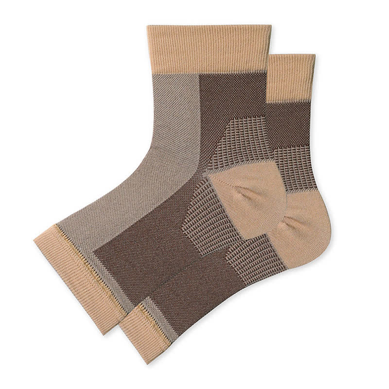 Elastische Sport-Knöchelbandagen in Übergröße - Braun - XL - image 9
