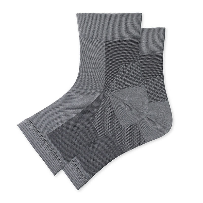 Elastische Sport-Knöchelbandagen in Übergröße - Grau - XL - image 12