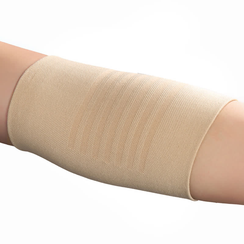 Einfarbige Sport-Kompressions-Ellenbogenbandagen (3er-Pack) - Nackt - 3XL - image 2