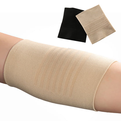 Einfarbige Sport-Kompressions-Ellenbogenbandagen (3er-Pack) - Schwarz*2+Nackt - 3XL - image 0