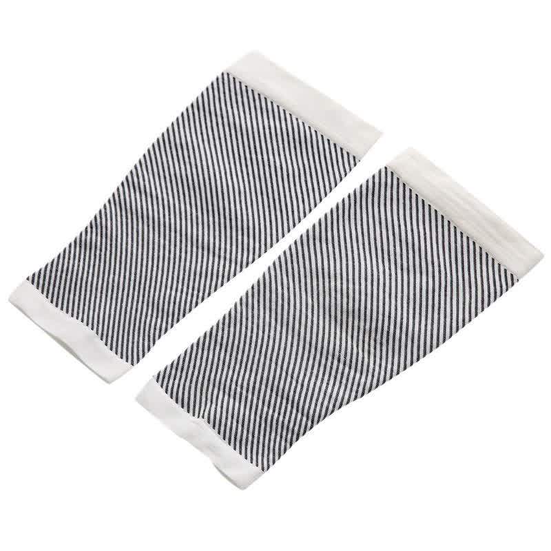 Gestreifte Sport-Kompressions-Wadenkompressionsstulpen (2 Paar) - image 2