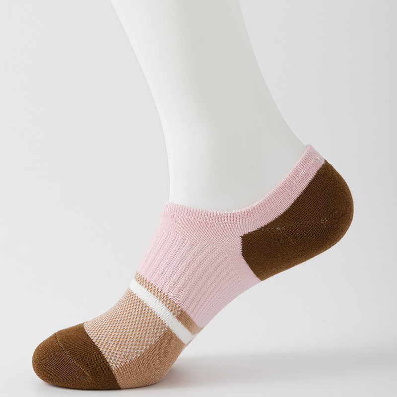 Atmungsaktive Sport-Kompressionssocken mit Farbnähten (6 Paar) - Rosa - EU40-45 (US7-11) - image 8
