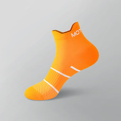 Dünne, einfarbige, atmungsaktive Knöchel-Kompressionssocken mit Buchstaben (6 Paar) - Orange - EU38-44 (US5-10) - image 7