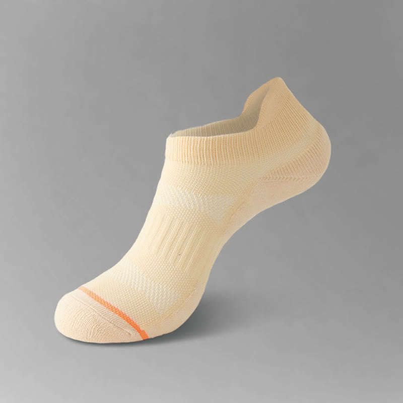 Schweißableitende Kompressionssocken aus Baumwolle zum Sport und Laufen (5 Paar) - Aprikose - EU35-40 (US3-7) - image 14