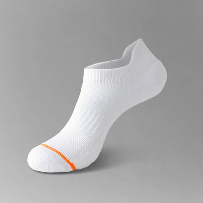Schweißableitende Kompressionssocken aus Baumwolle zum Sport und Laufen (5 Paar) - Weiß - EU35-40 (US3-7) - image 13