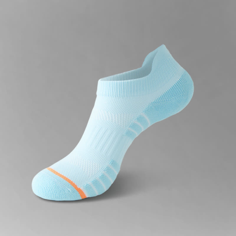 Schweißableitende Kompressionssocken aus Baumwolle zum Sport und Laufen (5 Paar) - Blau - EU35-40 (US3-7) - image 5