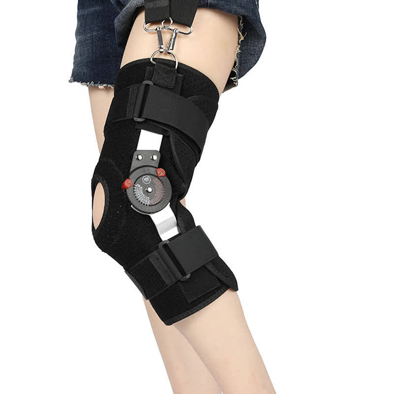 Knieorthese mit einstellbarem Beugewinkel